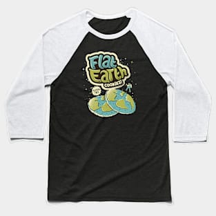 Flat Earth Cookies by Tobe Fonseca Baseball T-Shirt